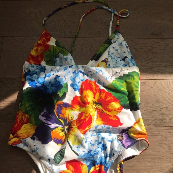 DOLCE&GABBANA Floral One-Piece Swimsuit - Picture 5 of 10
